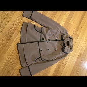 Steve Madden stone colored rain coat